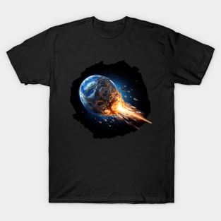 Cosmic Cataclysm: When Worlds Collide T-Shirt